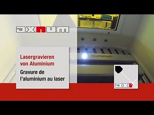 Lasergravieren von Aluminium