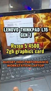Lenovo Thinkpad L15 Gen 1 Ryzen 5 4500u 16/256 Only 70k 🥵🥵🥵 #lenovo #thinkpad #l15 #ryzen
