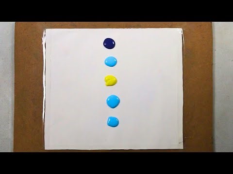 Easy Winter Landscape with Palette Knife | Acrylic Painting for Beginners