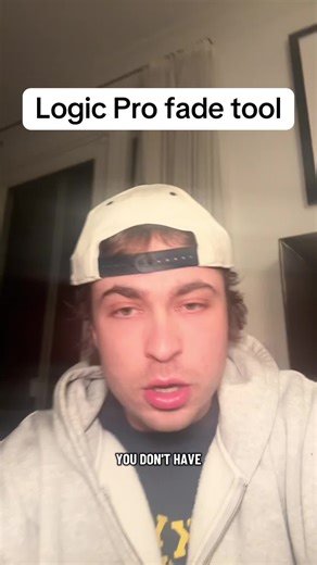 Logic Pro fade tool #musicproduction #producertips #logicpro #logicprox #musicproducer