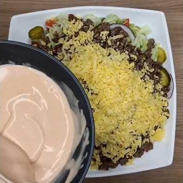 This CHEESEBURGER SALAD Tastes Better Than a Real Burger — No Bun Needed!