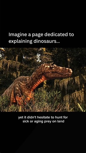 Teaching you everything about dinosaurs on Instagram: "The Predator of the Floodplains: Meet the Suchomimus. With its Spinosaurus-like snout and claws built for the hunt, this predator ruled the lush riverbanks of the Cretaceous. While it was a master at catching fish, it was always on the lookout for an easy target on land. Ancient Ambush: A Suchomimus silently stalks a pair of Cryptops from the treeline. In the wild, the most vulnerable are always the first to be watched. Nature’s cycle is rel