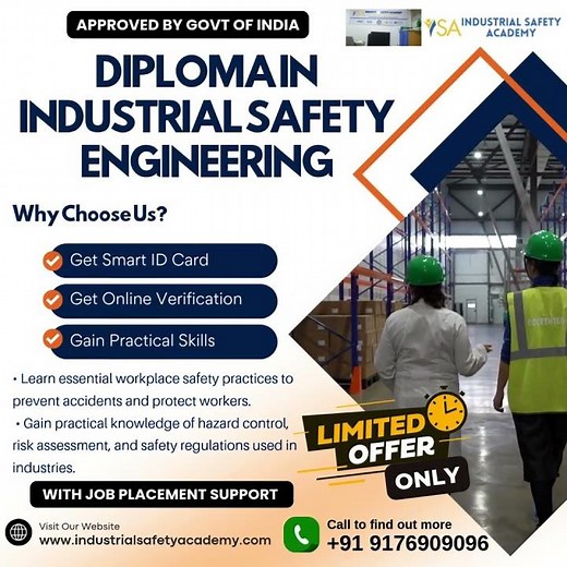 Industrial Safety Engineering Course in Chennai & Tamil Nadu | Industrial Safety Academy #hse