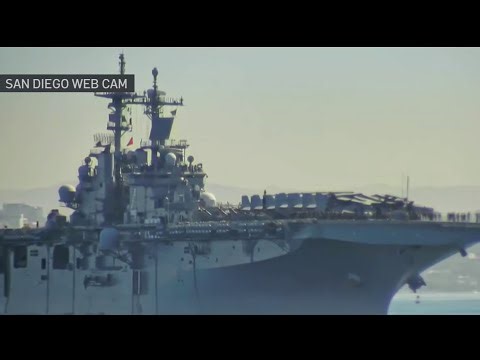 USS Boxer departs San Diego and heads to the Middle East | NBC 7 San Diego