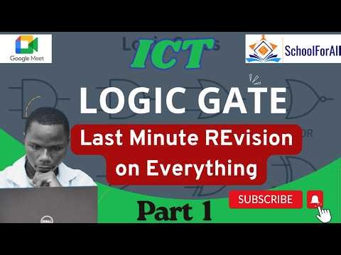 Logic Gates Part 1|All Gates, Circuit Diagrams, De Morgan's Theorem & Boolean Algebra Simplification
