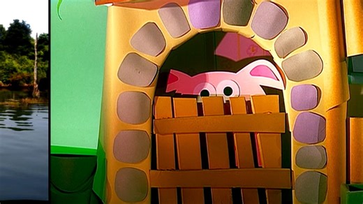 sesame street being a pig