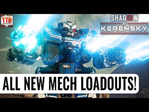 All New Mech Loadouts in Shadow of Kerensky! - Mechwarrior 5: Mercenaries DLC