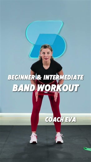20-Min Beginner Full Body Resistance Band Workout | Fast Strength Training with Coach Eva