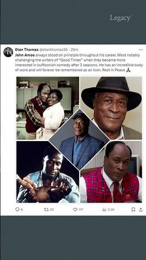 TV Legend Dies at 84 – His Unforgettable Legacy #rip #johnamos