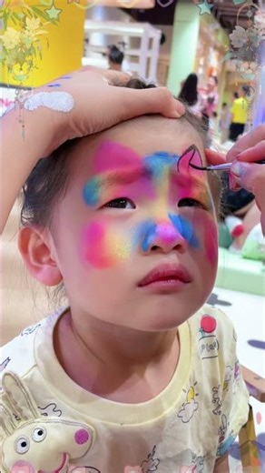 Kitten face painting is always a favorite among kids!