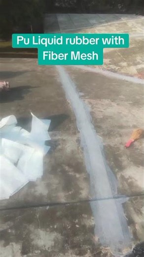 PU Liquid Rubber with Fiber Mesh is a premium waterproofing solution designed for roofs, walls