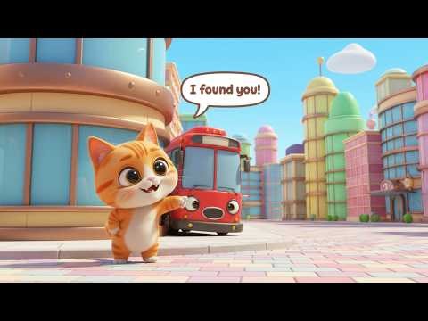 El juego del escondite del vehículo de Kitty - Canciones Infantiles y Rimas para Niños y Bebés 🚗🔍