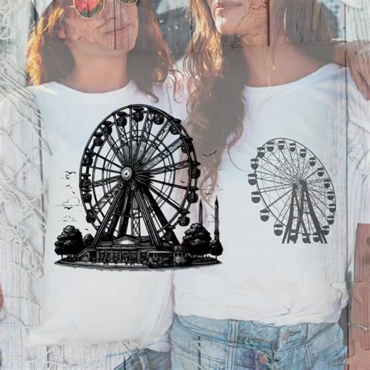 Ferris Wheel SVG Bundle | 29 Carnival and Amusement Park Designs | Fairground Cut Files for Cricut & Silhouette | Instant Download | PNG Art - Etsy