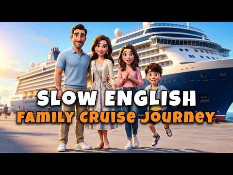Family's Exciting Cruise Journey | Easy English Listening Practice (A2)