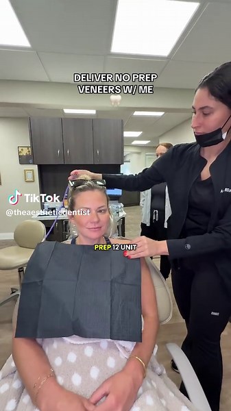 No prep = no shaving, no drilling, no needles PERIOD! 🙅🏼‍♀️ #smiletransformation #veneers #veneersjourney #smiletransformation #smilebright #dentistry #femaledentist
