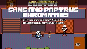 Custom Sans and Papyrus Chromatics! Modding Tool for Friday Night Funkin' | FNF Modding Tools