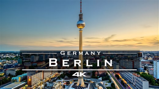 Berlin Germany from above 🇩🇪 stunning 4K drone cinematic