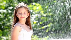 Little Girl Water Drops Stock Footage Video (100% Royalty-free) 1203001 | Shutterstock