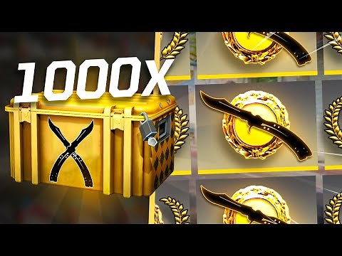 Opening 1000 BUTTERFLY Cases in CS2