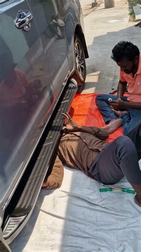 Toyota innova crysta said Step install #kanchicardecors #caraccessories #shortvideo #modified