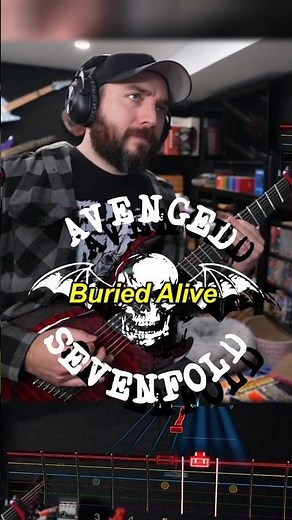 Avenged Sevenfold - Buried Alive Ending Riff on Guitar in Rocksmith 2014 Remastered