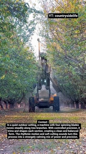 “Perfect Tree Shaping with High-Speed Cutting Machine”