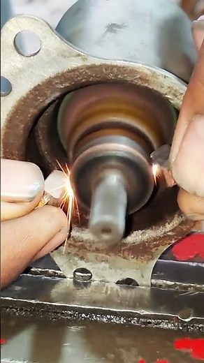 Starter Motor Spin Test, Sparks and RPMs Revealed#mechanic #workshop #shorts #repair