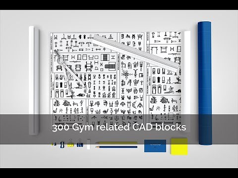 GYM Equipment CAD Blocks