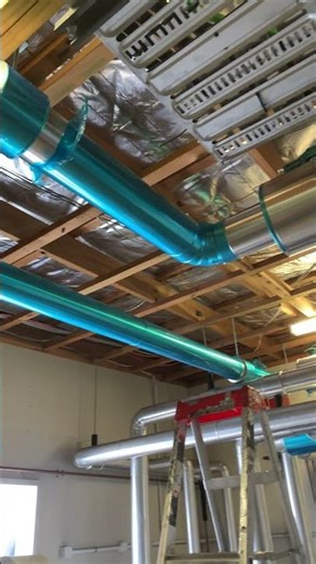 Sheet metal cladding installation