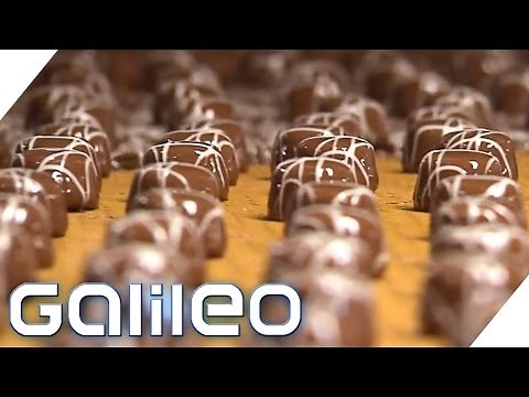 Making the mini praline | Galileo | ProSieben