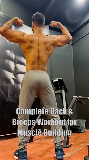 Complete Back & Biceps Workout Routine