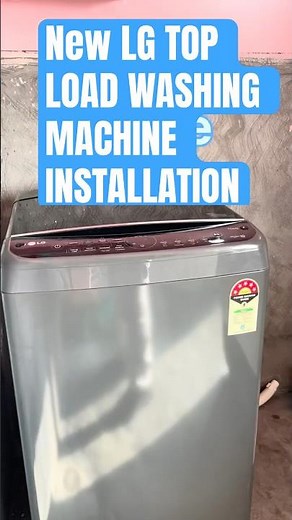 Wait for one minutes only i will teach, how to install lg washing machine #lgappliances