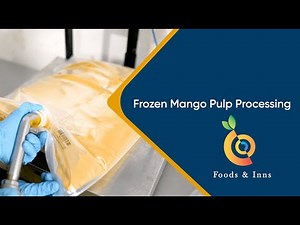 Frozen Mango Pulp Processing