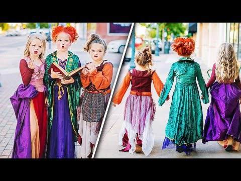 Sisters Dress as 'Hocus Pocus' Witches in Annual Trio-Themed Costume