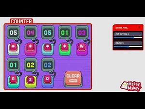 Using Control Panel on Makey Makey Counter App