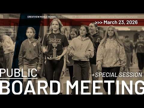 HCCS School Board Meeting - March 23, 2026