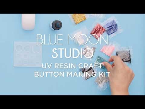 Blue Moon Studio - UV ResinCraft Button Making Kit Tutorial