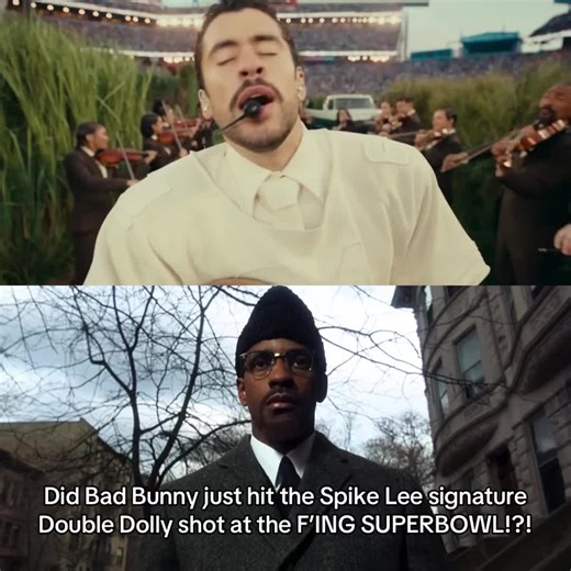 Bad Bunny Nails Spike Lee's Double Dolly at the Super Bowl