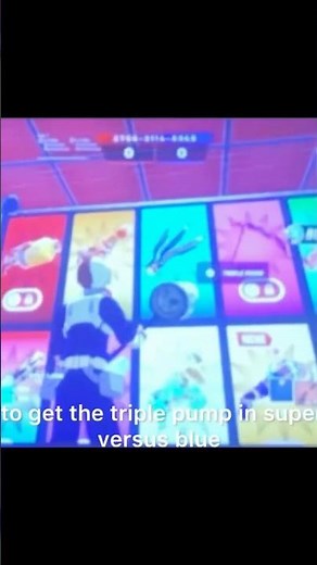 How to get the triple pump in super Red vs blue 🔴 🔵