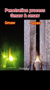 Penetration process Gmaw and smaw #welder #welding #gmaw #smaw #penetration #everyone #highlight #followers #welderart #foryoupage | Welder Art