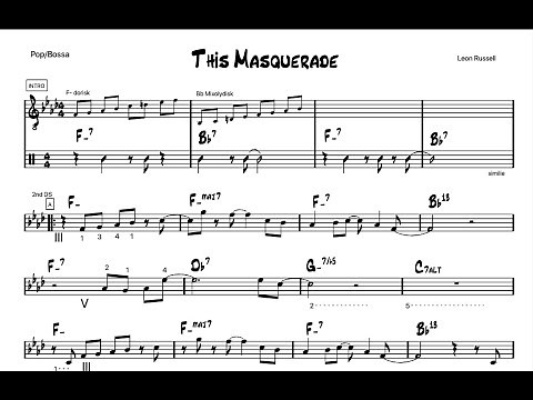 This Masquerade backing track