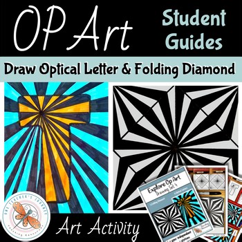 OP ART Projects | Illusion Art Drawing Lesson | Early Finishers and Sub Plans