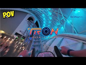 [4K] TRON Lightcycle / Run Front Row POV – Magic Kingdom Disney World (No Talking)