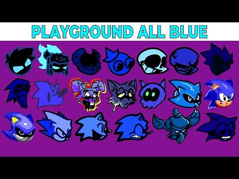 FNF Character Test | Gameplay VS My Playground | ALL Blue Test #5