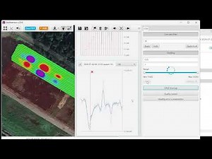 Magnetometer data processing using GeoHammer preview