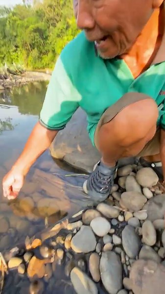 Dad letting the snails go #mbahbugel #shorts #viral #fyp #entertainment