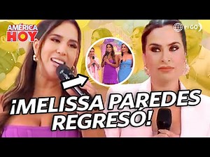 América Hoy: Melissa Paredes returned for the 6th anniversary of "America Hoy" (TODAY)