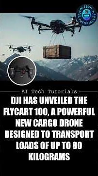 DJI FlyCart 100 Unveiled – The 80kg Payload Drone That’s Redefining Logistics
