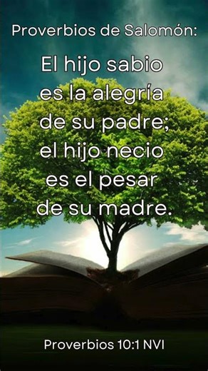 Proverbios de Salomón- Proverbios 10:1 NVI