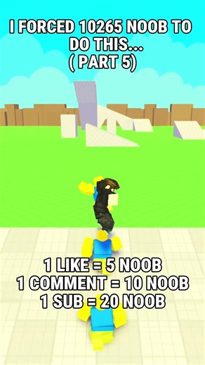 You built a massive NOOB ARMY 🤖🔥 #roblox #shorts
